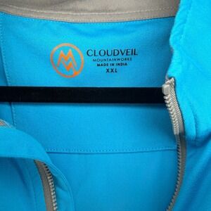Cloudveil‎ MountainWorks Performance Blue Quarter Zip Pullover XXL Big&Tall